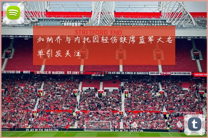 加纳乔与内托因轻伤缺席蓝军大名单引发关注